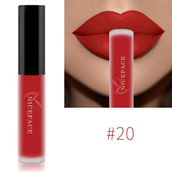 NICEFACE Nude Liquid Lipsticks, Waterproof