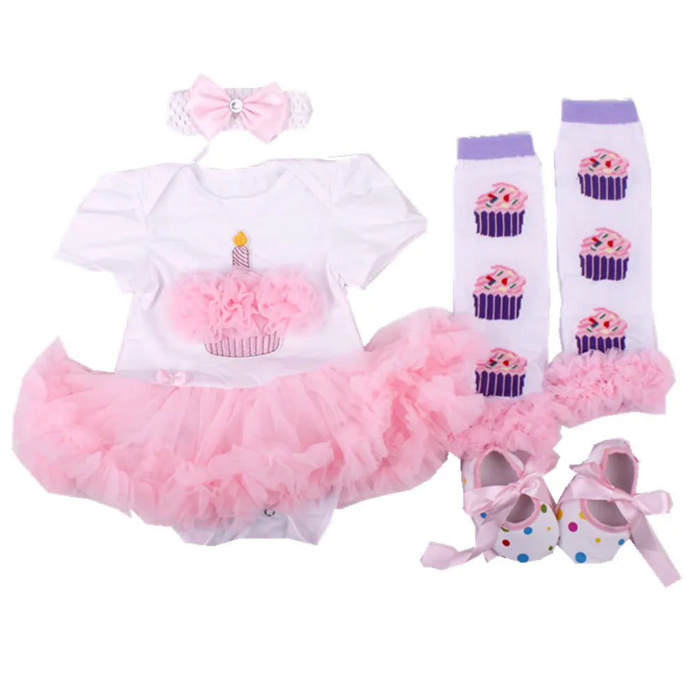 Fashion Baby Clothes Set Newborn Princess Girls Tutu Dress Outfits