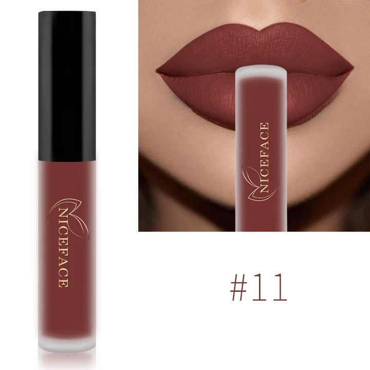 NICEFACE Nude Liquid Lipsticks, Waterproof