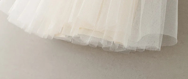 Girls Gold Sequined Lace Tutu Dress | Party &amp; Wedding | Ages 2–6