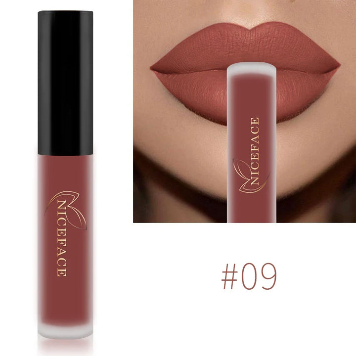 NICEFACE Nude Liquid Lipsticks, Waterproof