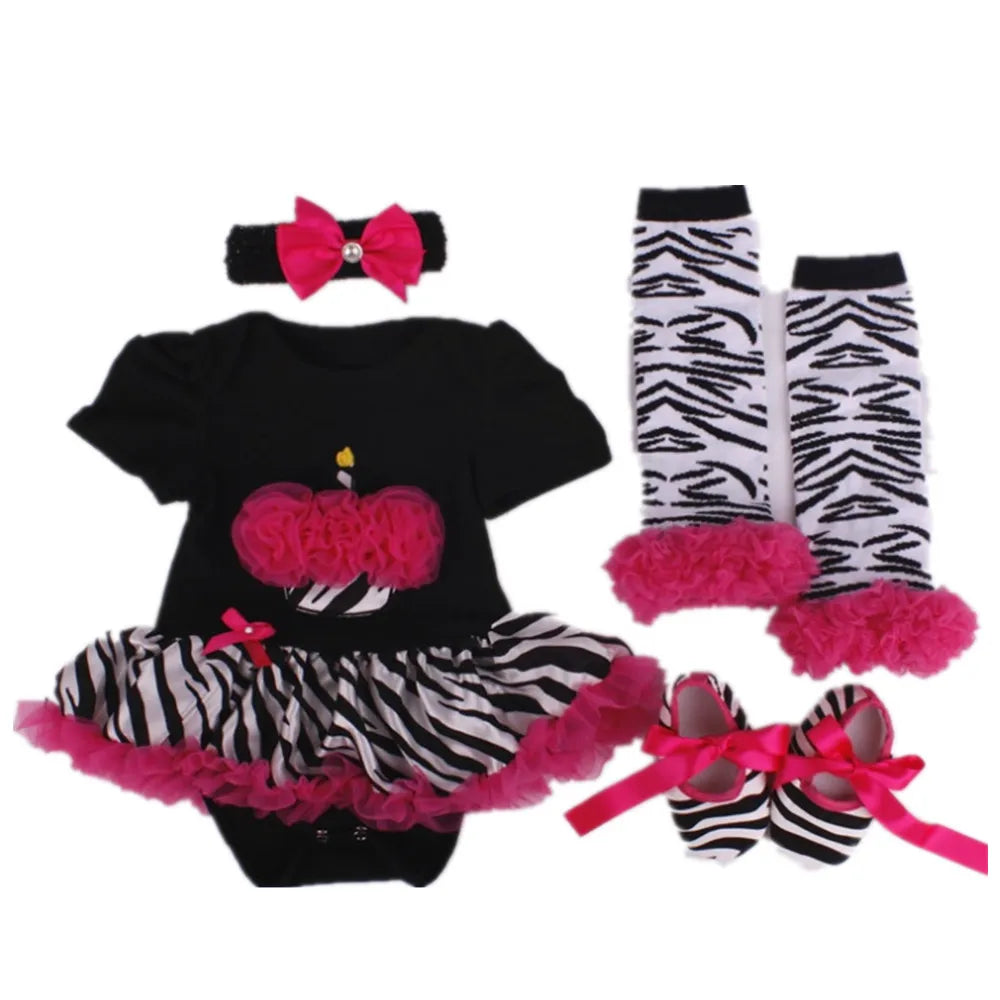 Fashion Baby Clothes Set Newborn Princess Girls Tutu Dress Outfits