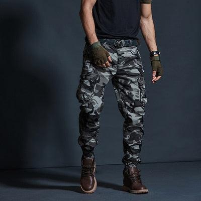 High Quality Khaki Casual Pants Men Military Tactical Cargo Pants-pants-Bennys Beauty World