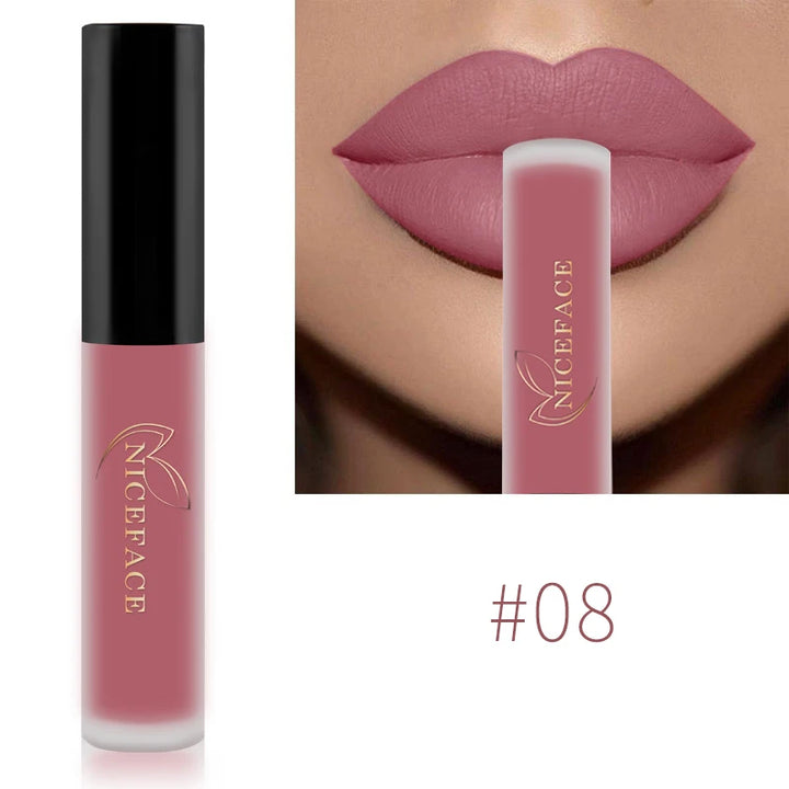 NICEFACE Nude Liquid Lipsticks, Waterproof