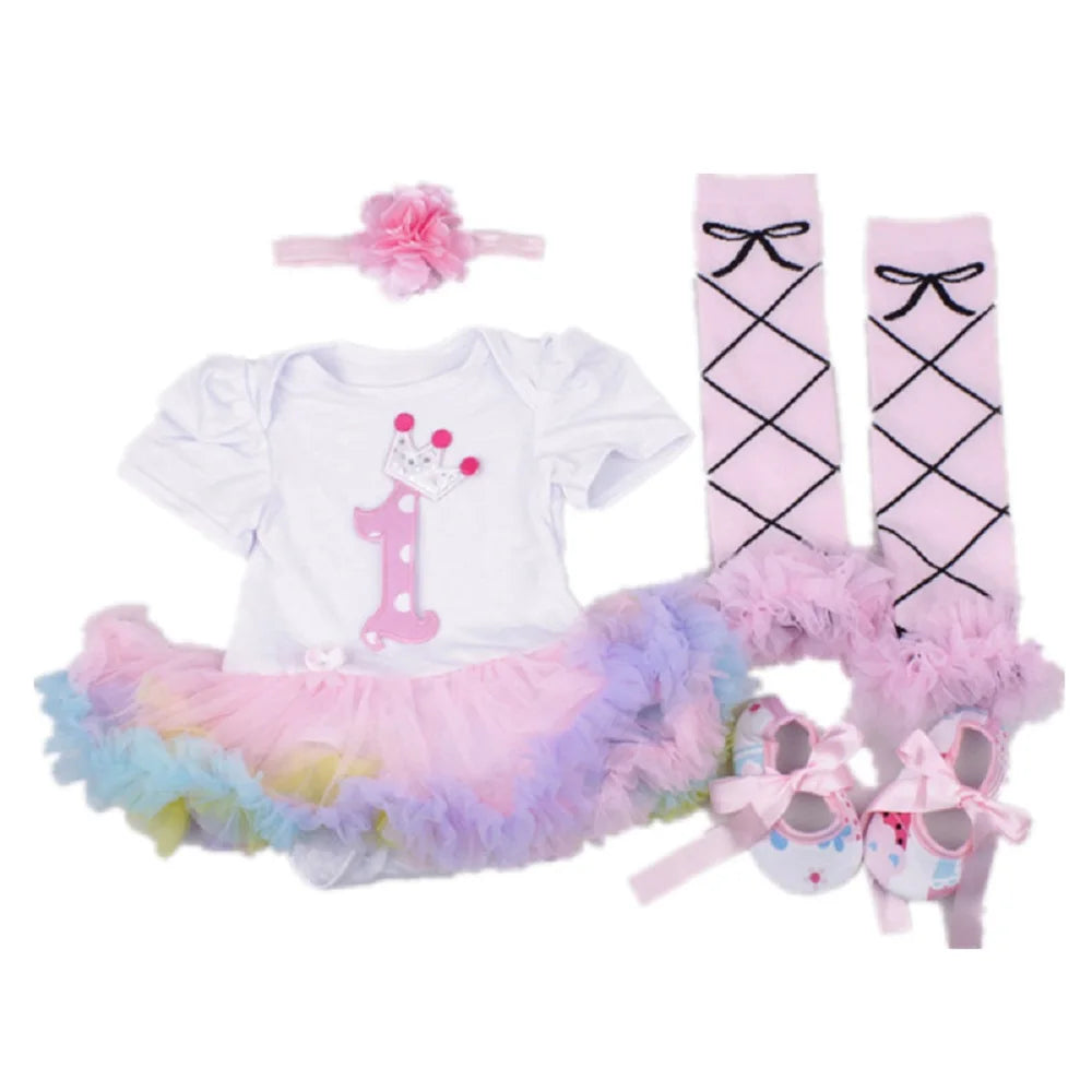 Fashion Baby Clothes Set Newborn Princess Girls Tutu Dress Outfits