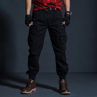 High Quality Khaki Casual Pants Men Military Tactical Cargo Pants-pants-Bennys Beauty World