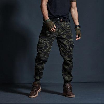 High Quality Khaki Casual Pants Men Military Tactical Cargo Pants-pants-Bennys Beauty World