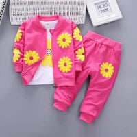 Baby Girl Cotton Sport Suit Toddler Kids Clothes Casual Set-kids clothing-Bennys Beauty World