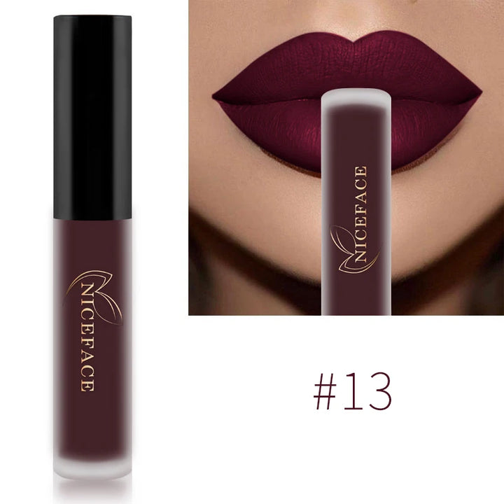 NICEFACE Nude Liquid Lipsticks, Waterproof
