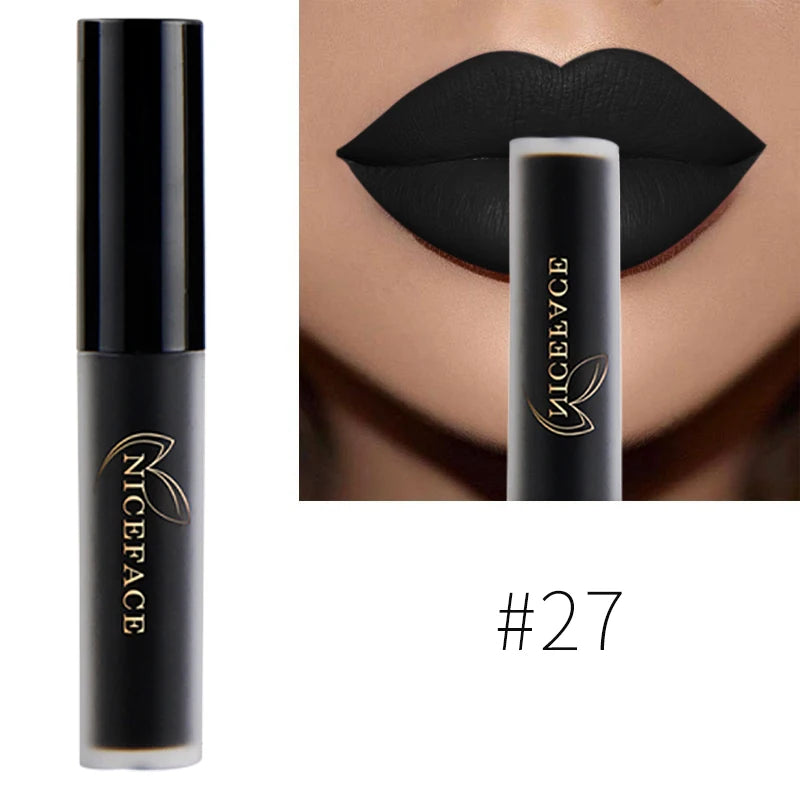 NICEFACE Nude Liquid Lipsticks, Waterproof