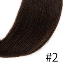 Natural Human Hair Extensions Yaki Straight Peruvian Remy Hair 100 Strands-hair-Bennys Beauty World