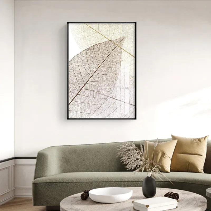 Plant Leaf Scandinavian Poster Ginkgo Home Decor Wall Art Canvas Painting Nordic Print Modern Picture Living Room Decoration-Arlik interiors