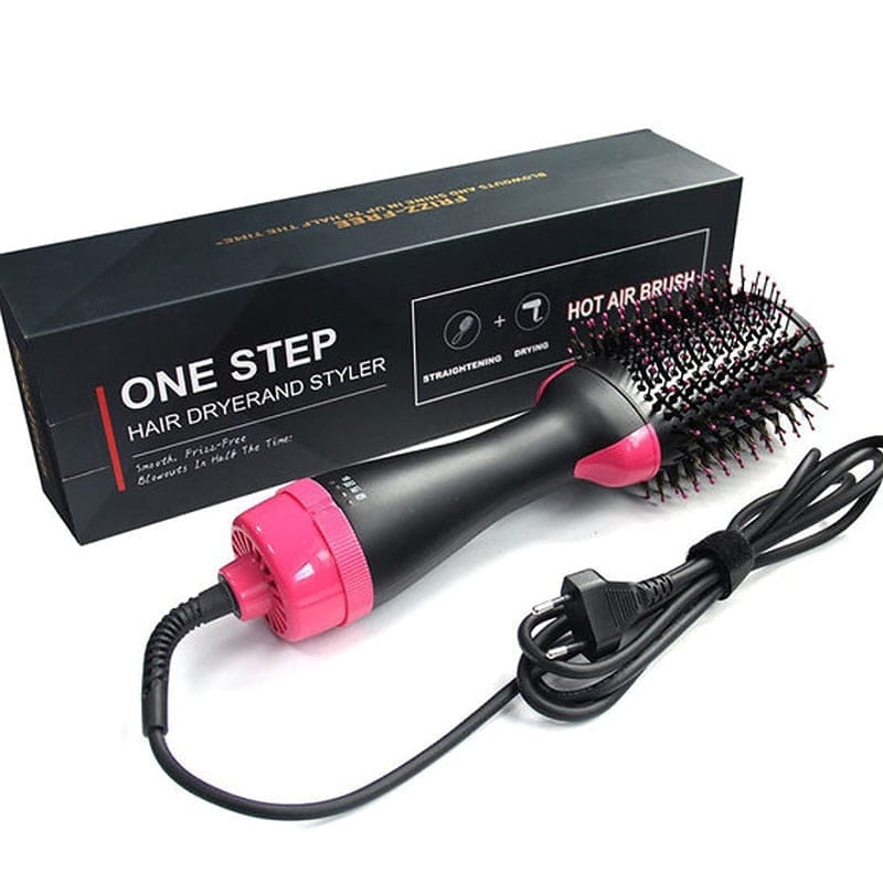 Hot air outlet straightener