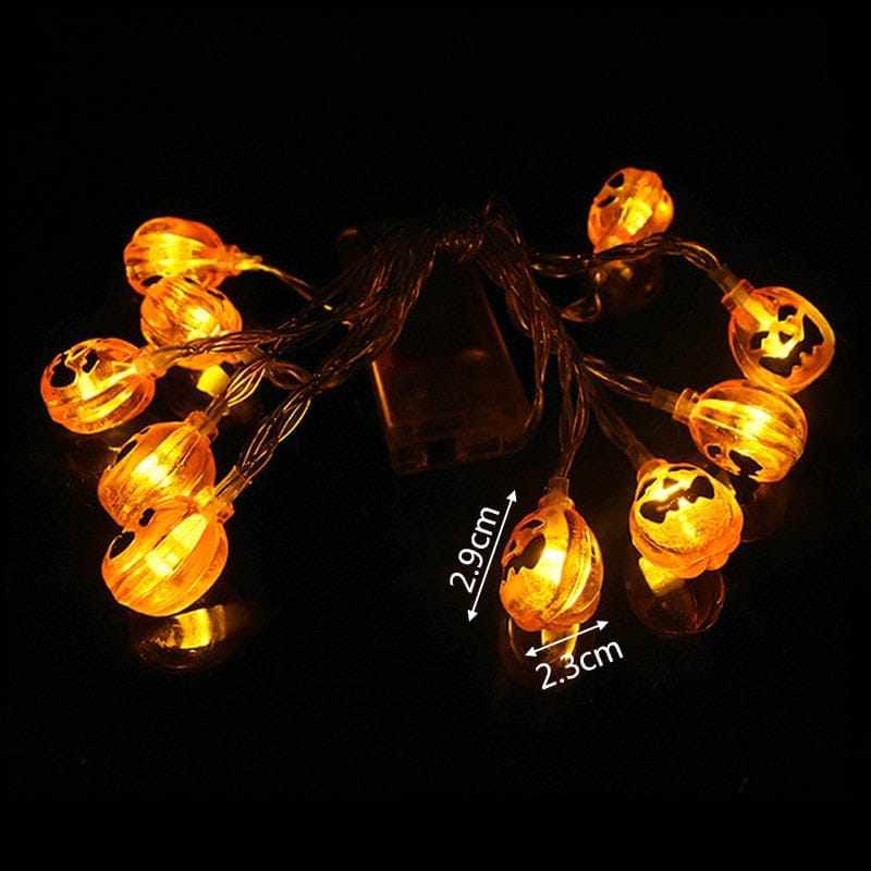 Halloween Pumpkin Ghost Skeletons Bat Spider Led Light BENNYS 