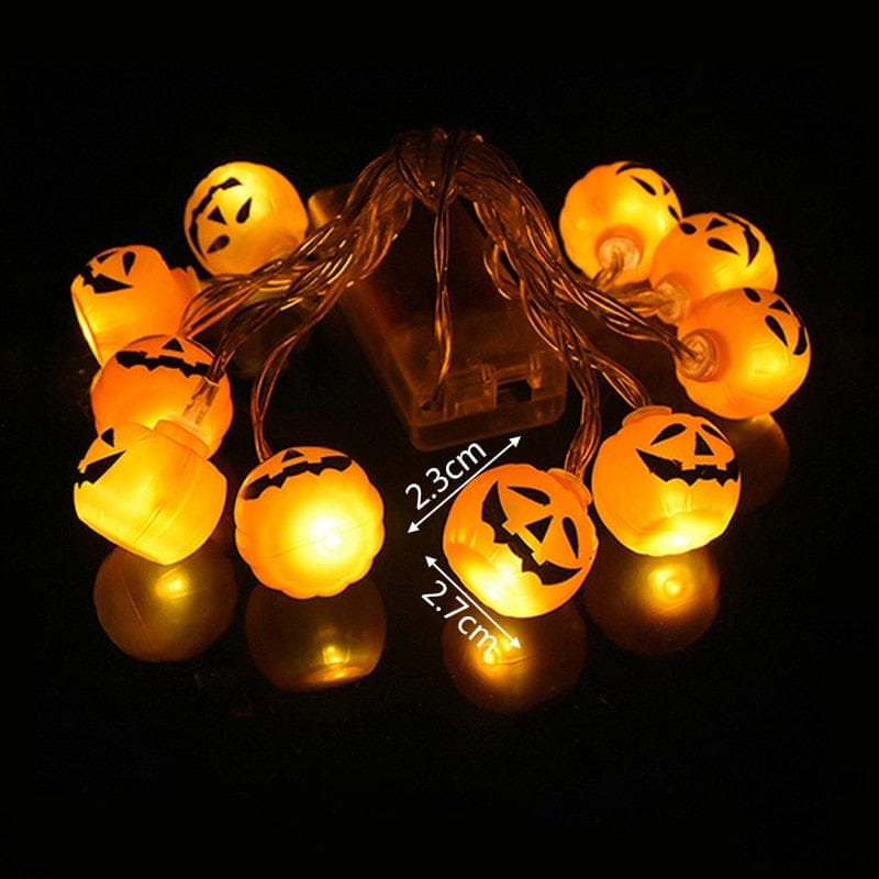 Halloween Pumpkin Ghost Skeletons Bat Spider Led Light BENNYS 