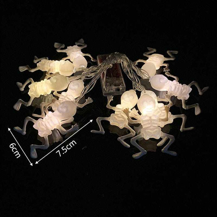 Halloween Pumpkin Ghost Skeletons Bat Spider Led Light BENNYS 