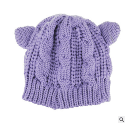 Hand Made 3D Cute Knitted Ear Beanie For Winter BENNYS 