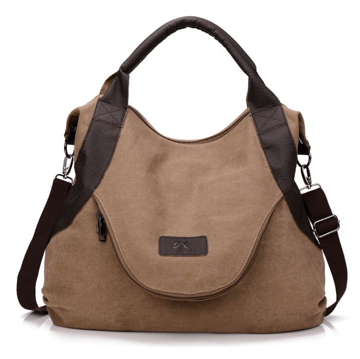 Handheld Minimalist Retro Shoulder Crossbody Vintage Canvas Bag BENNYS 