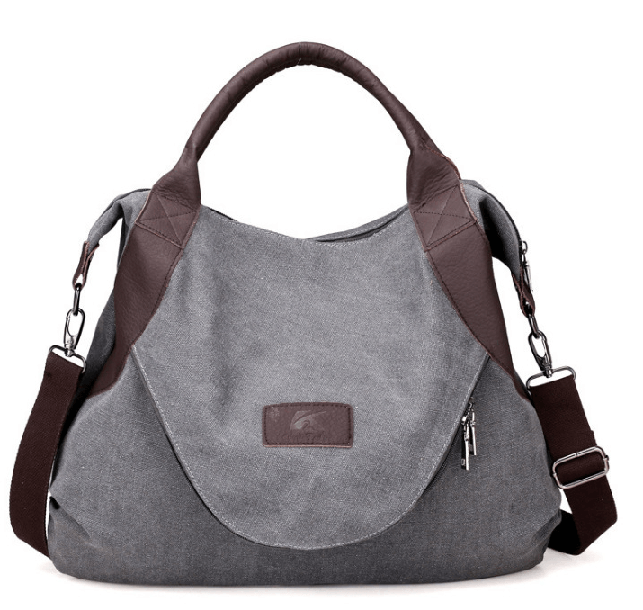 Handheld Minimalist Retro Shoulder Crossbody Vintage Canvas Bag BENNYS 