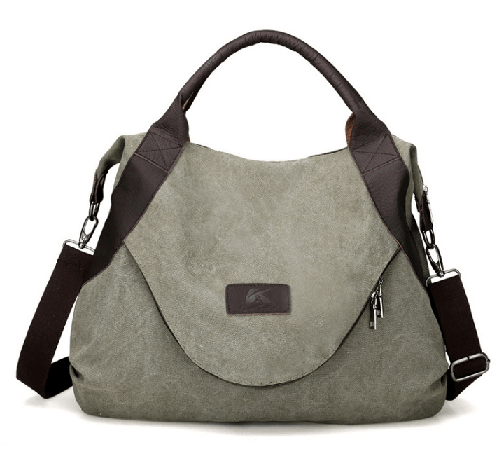 Handheld Minimalist Retro Shoulder Crossbody Vintage Canvas Bag BENNYS 