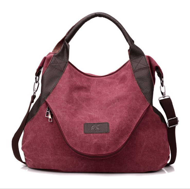 Handheld Minimalist Retro Shoulder Crossbody Vintage Canvas Bag BENNYS 