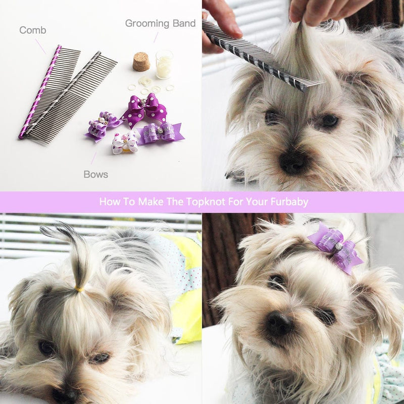 Handmade Dog Bow Grooming Bows For Puppy Small Dogs Hair Accessories BENNYS 