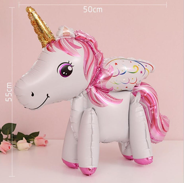 Happy Birthday Unicorn Foil Balloons Figures BENNYS 