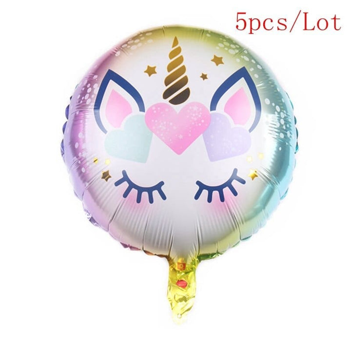 Happy Birthday Unicorn Foil Balloons Figures BENNYS 