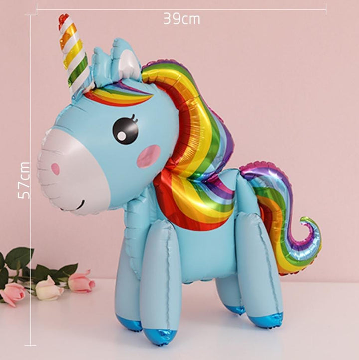 Happy Birthday Unicorn Foil Balloons Figures BENNYS 