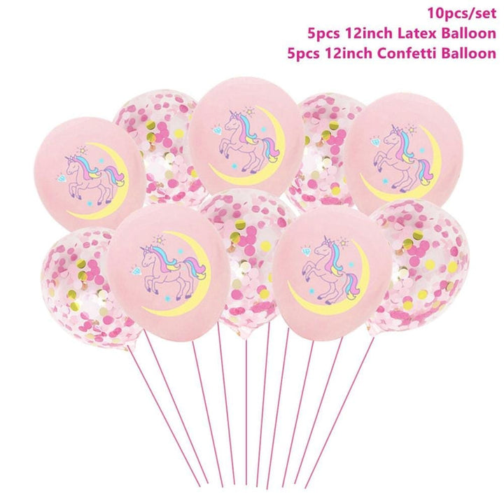 Happy Birthday Unicorn Foil Balloons Figures BENNYS 