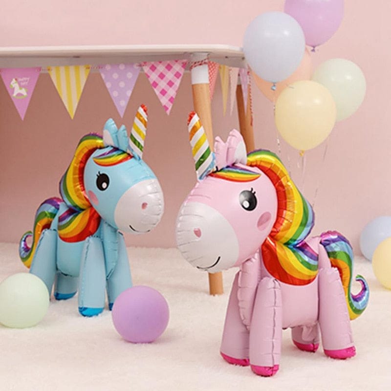 Happy Birthday Unicorn Foil Balloons Figures BENNYS 