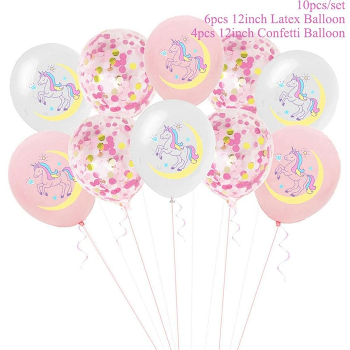 Happy Birthday Unicorn Foil Balloons Figures BENNYS 