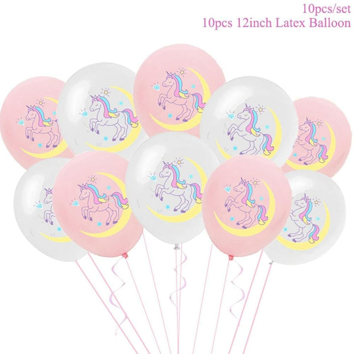 Happy Birthday Unicorn Foil Balloons Figures BENNYS 