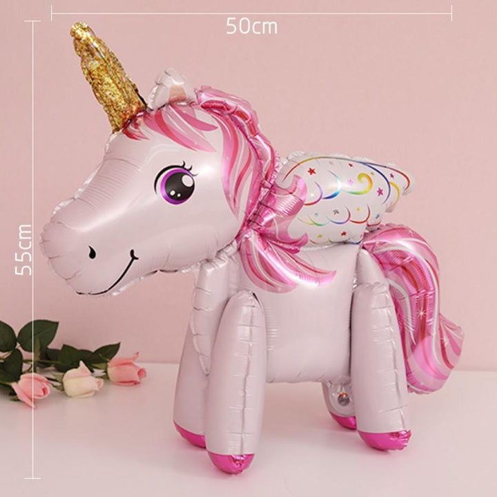 Happy Birthday Unicorn Foil Balloons Figures BENNYS 