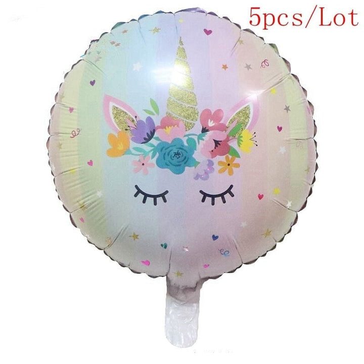 Happy Birthday Unicorn Foil Balloons Figures BENNYS 