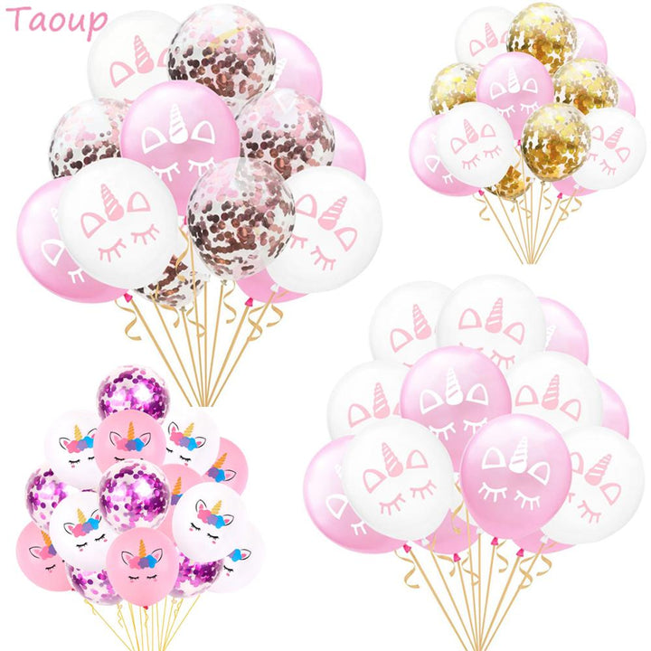 Happy Birthday Unicorn Foil Balloons Figures BENNYS 