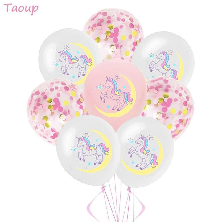 Happy Birthday Unicorn Foil Balloons Figures BENNYS 
