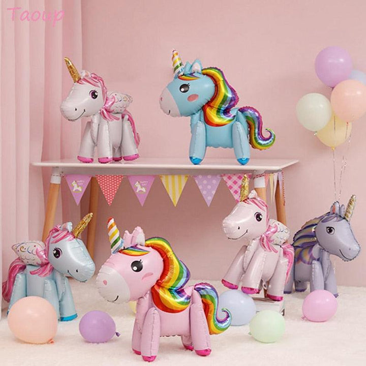 Happy Birthday Unicorn Foil Balloons Figures BENNYS 