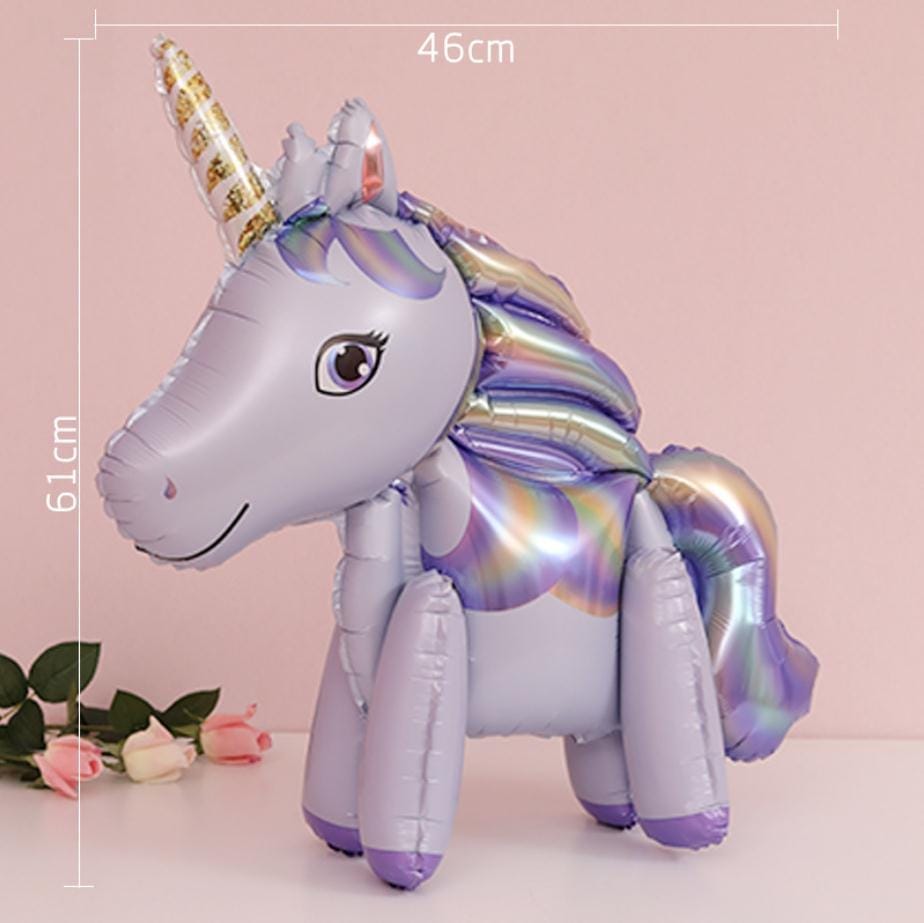 Happy Birthday Unicorn Foil Balloons Figures BENNYS 