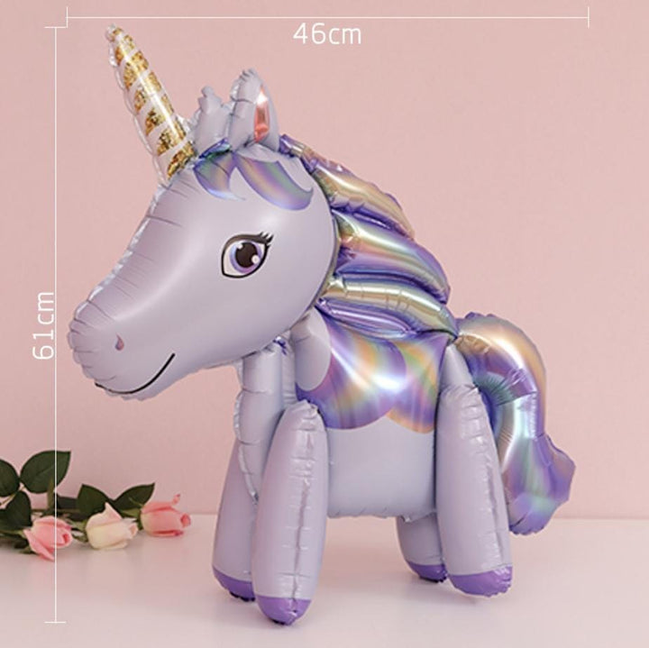 Happy Birthday Unicorn Foil Balloons Figures BENNYS 