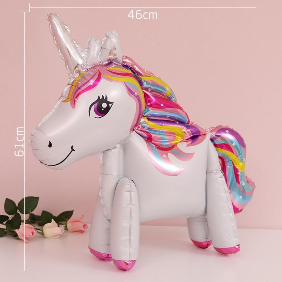Happy Birthday Unicorn Foil Balloons Figures BENNYS 