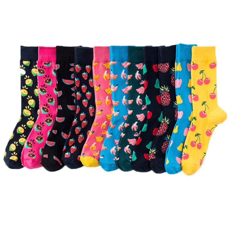 Happy tube socks fruit banana men's and women's socks BENNYS 