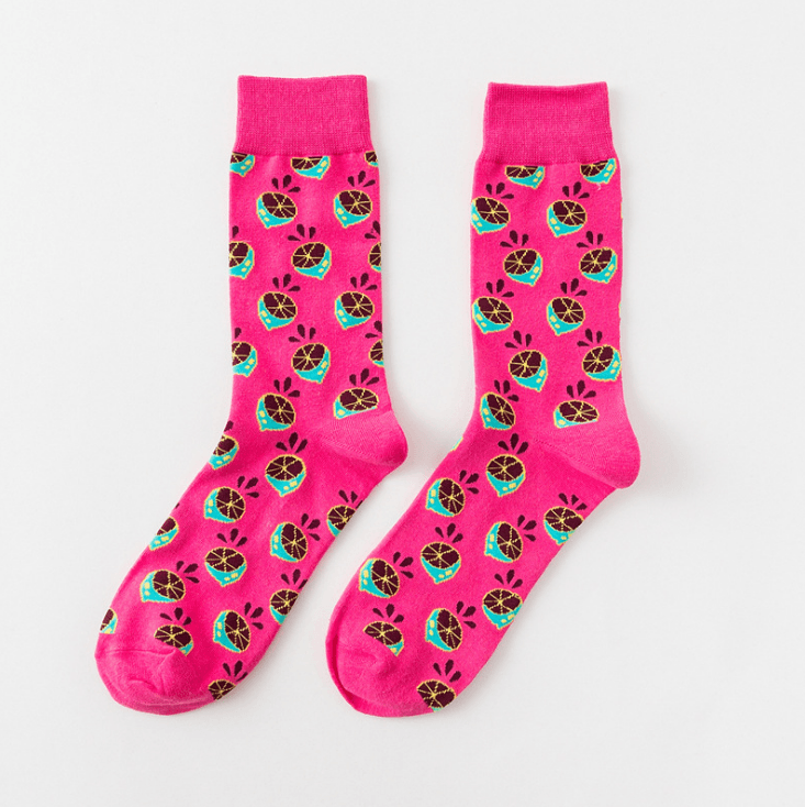 Happy tube socks fruit banana men's and women's socks BENNYS 