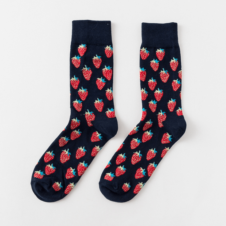 Happy tube socks fruit banana men's and women's socks BENNYS 