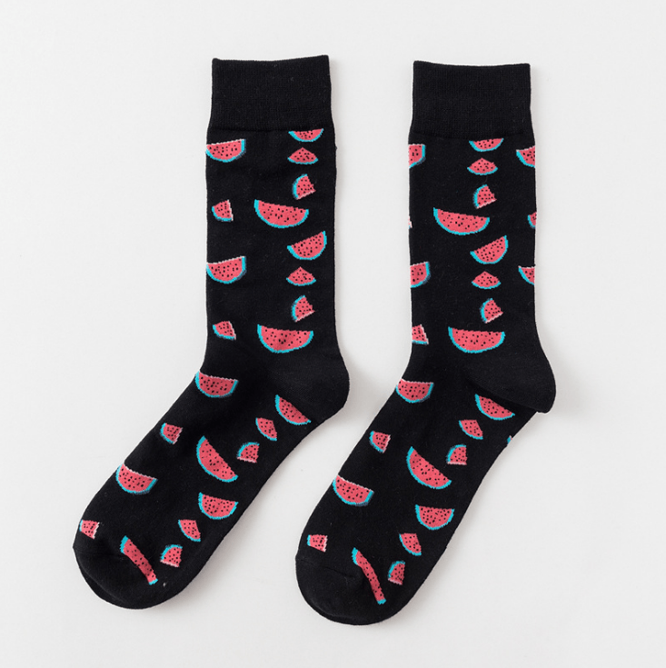 Happy tube socks fruit banana men's and women's socks BENNYS 