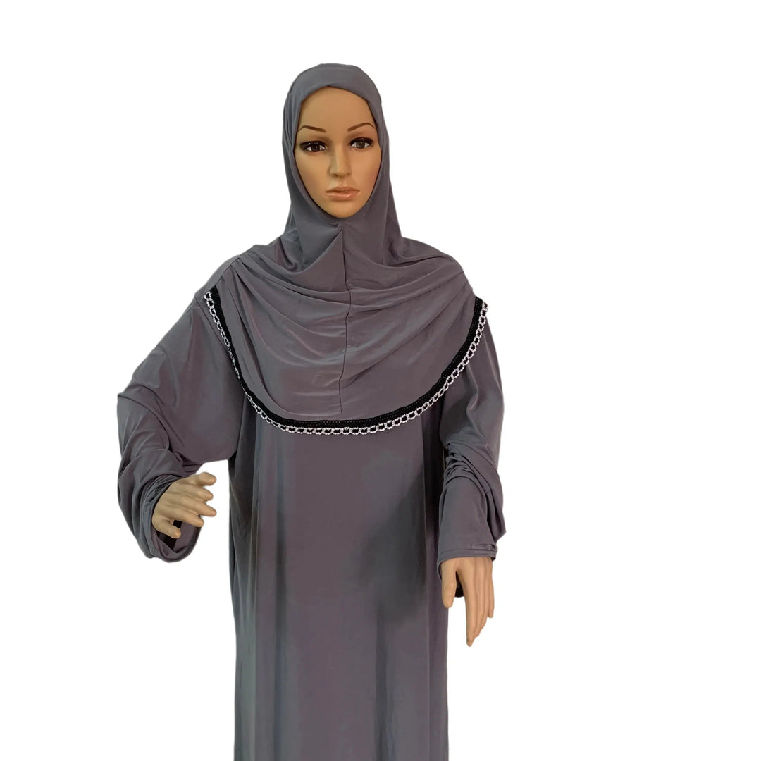 Muslim Dress With Attached Hijab