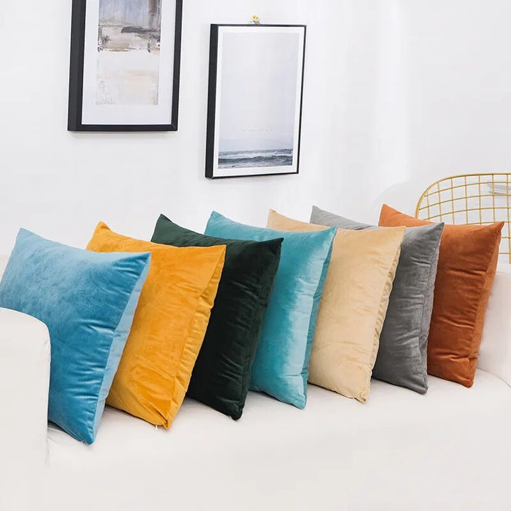 Velvet Pillow Cushion Cover-Cushion cover-Arlik interiors