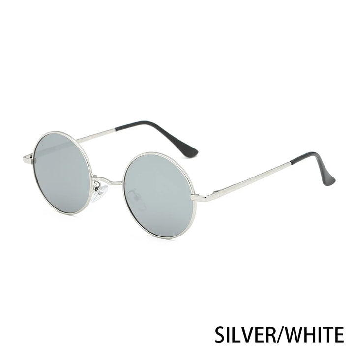 Retro Round Polarized Sunglasses | UV400 Metal Frame Unisex