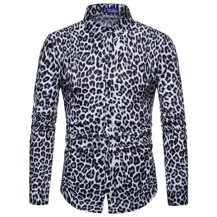 Men's Print High Quality Long Sleeve Shirt