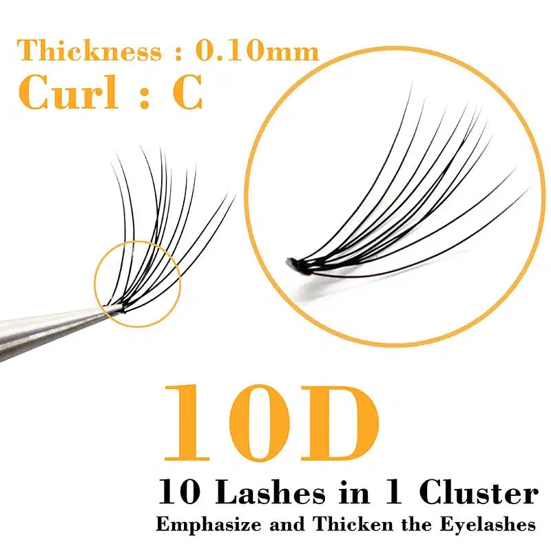 60 Clusters/box Cluster lashes Individual eyelashes extensio